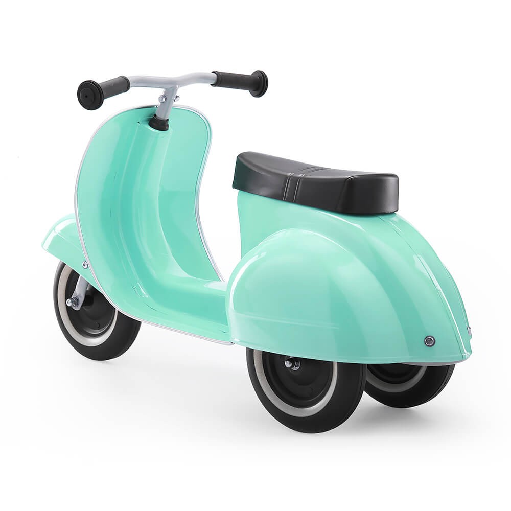 Correpasillos moto scooter clásica - Color Menta